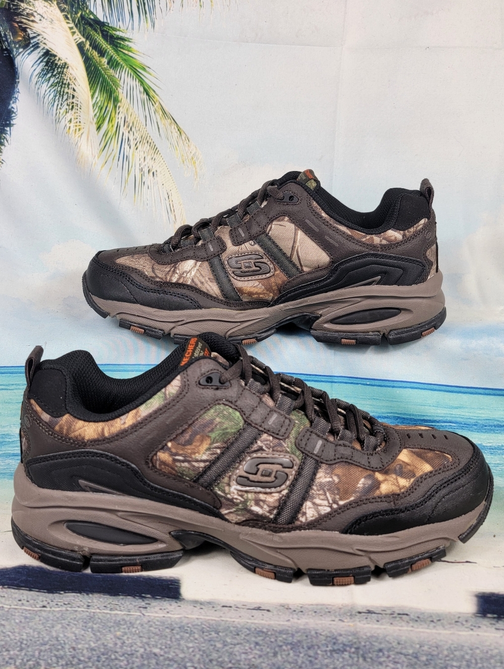 Skechers Sport Vigor 2.0 Walking Shoe Sneaker Camo Mens 9